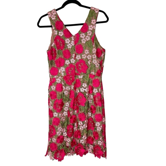 DEX Floral Embroidered Lace Dress- Size Small - Picture 7 of 10